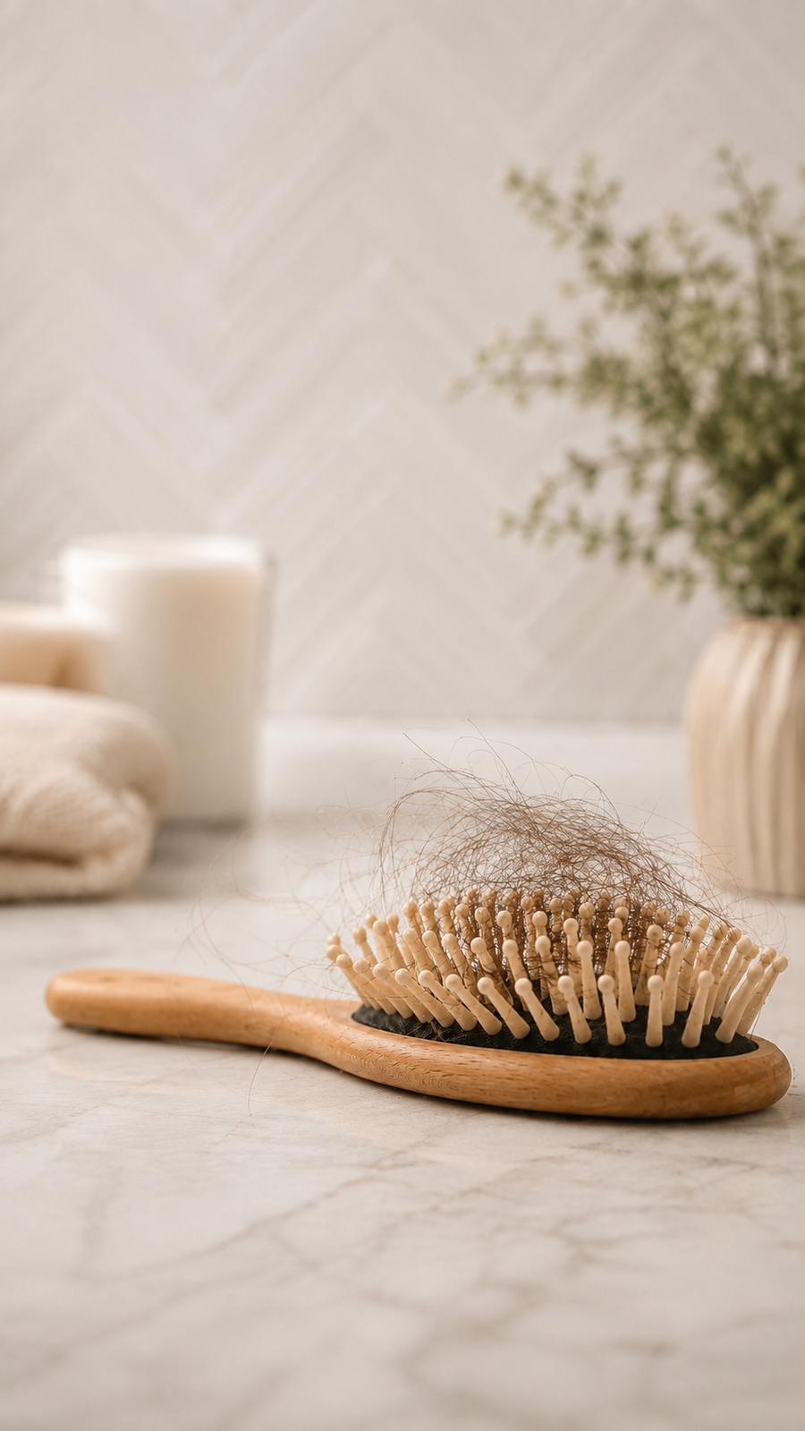 You're finding noticeably more strands than usual