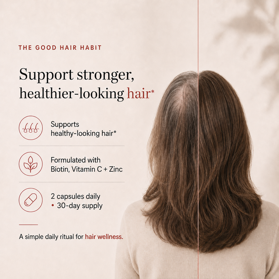 Hair Vitality Boost capsules by Root Comes First