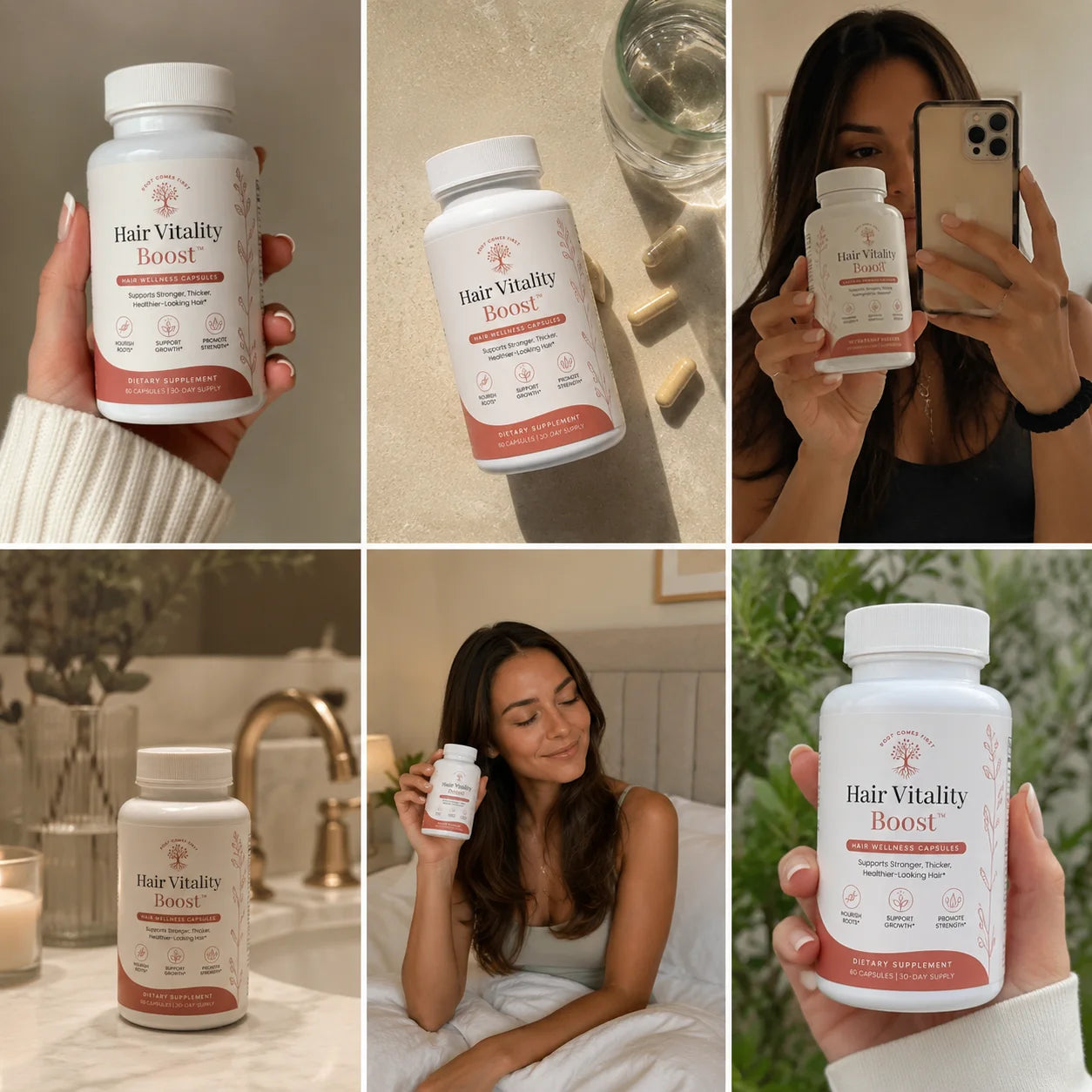Hair Vitality Boost daily wellness routine