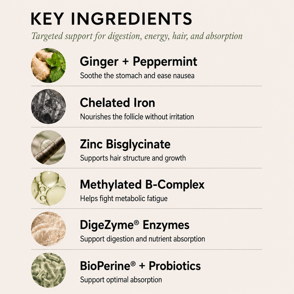 key ingredients
