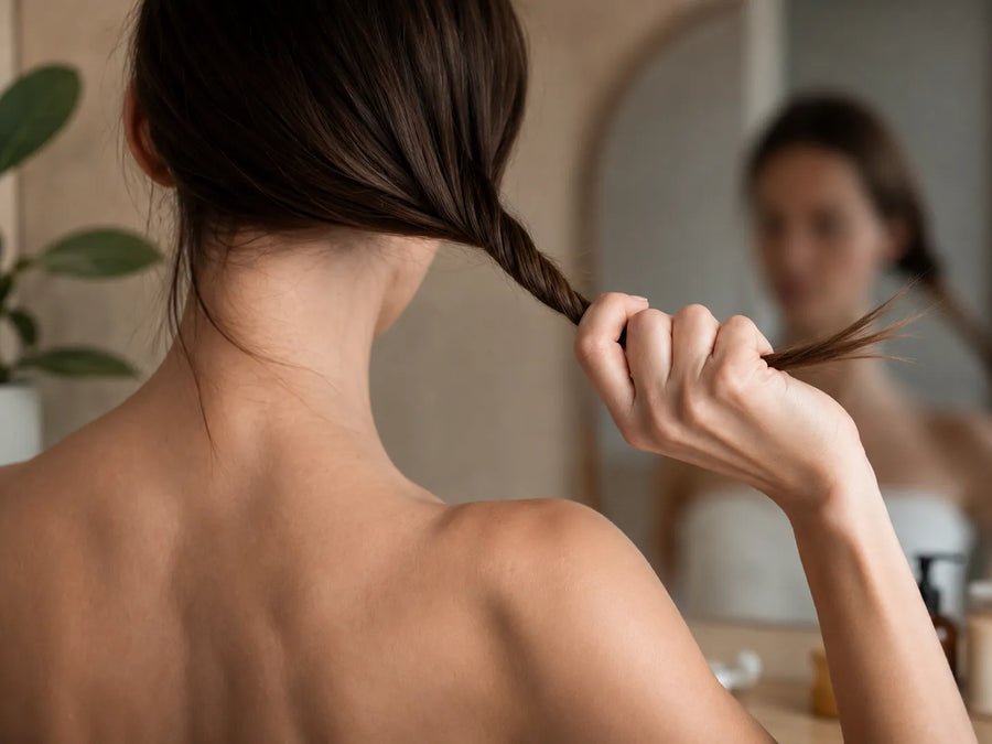 Your ponytail needs one more wrap around the tie